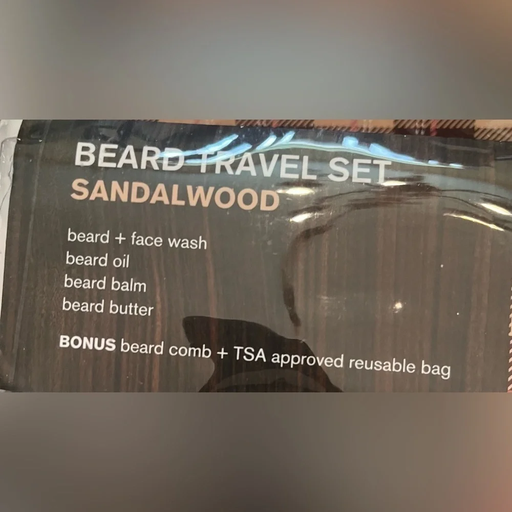 New never used every man jack beard grooming travel set